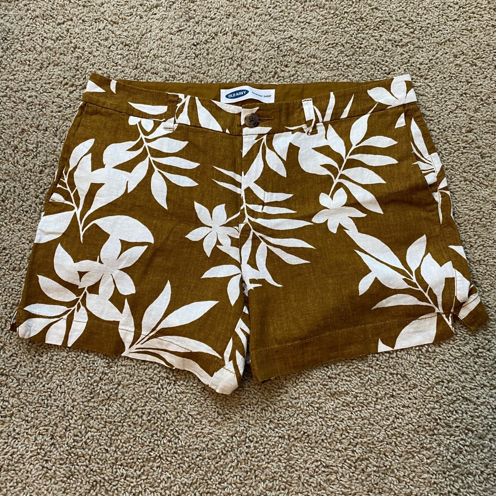 Old Navy Linen Blend Shorts
